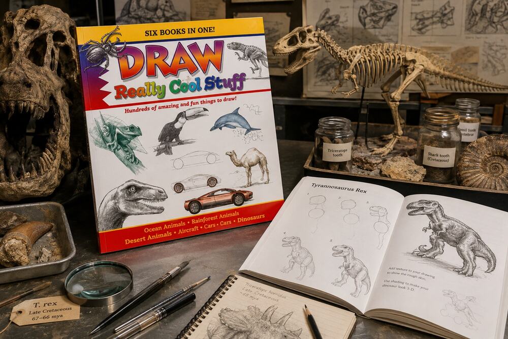 DRAW Really Cool Stuff Six Books in One Art Instruction Drawing Book